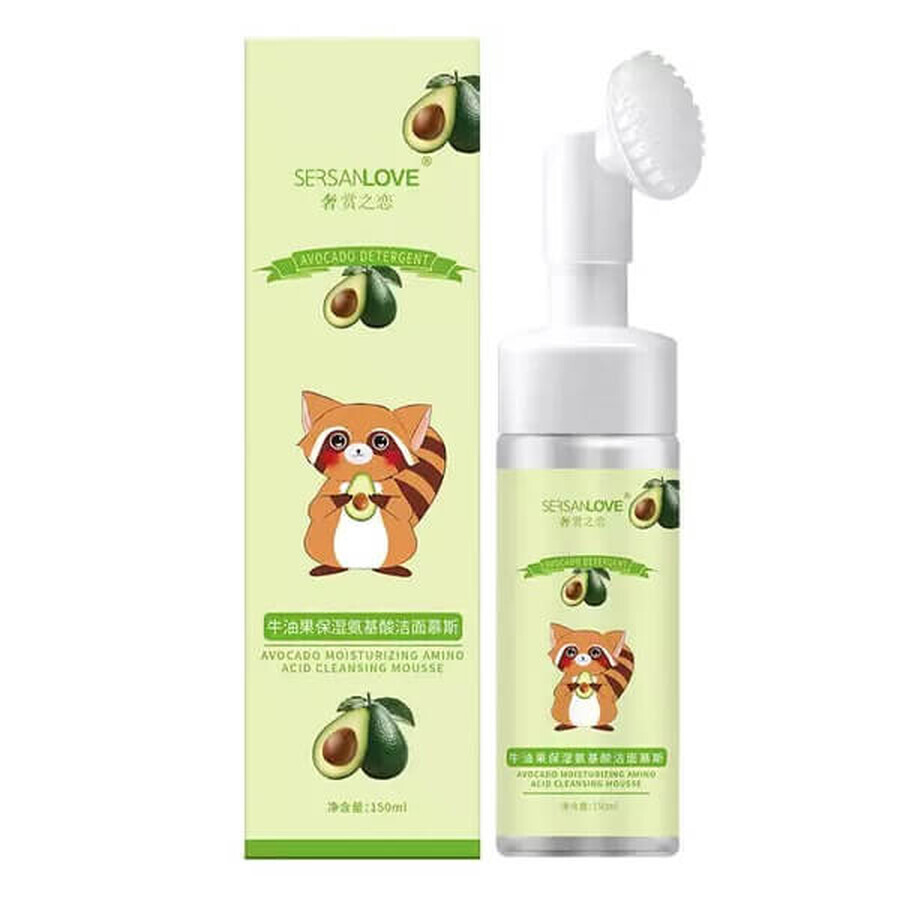 Cumpără SersanLove Spumă de spălare a feței cu extract de avocado, 150ml SersanLove Spumă de spălare a feței cu extract de avocado, 150ml