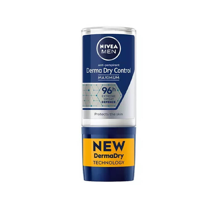 Comprar Nivea Men Derma Dry Control Antitranspirante Roll-on, 50ml Nivea Men Derma Dry Control Antitranspirante Roll-on, 50ml