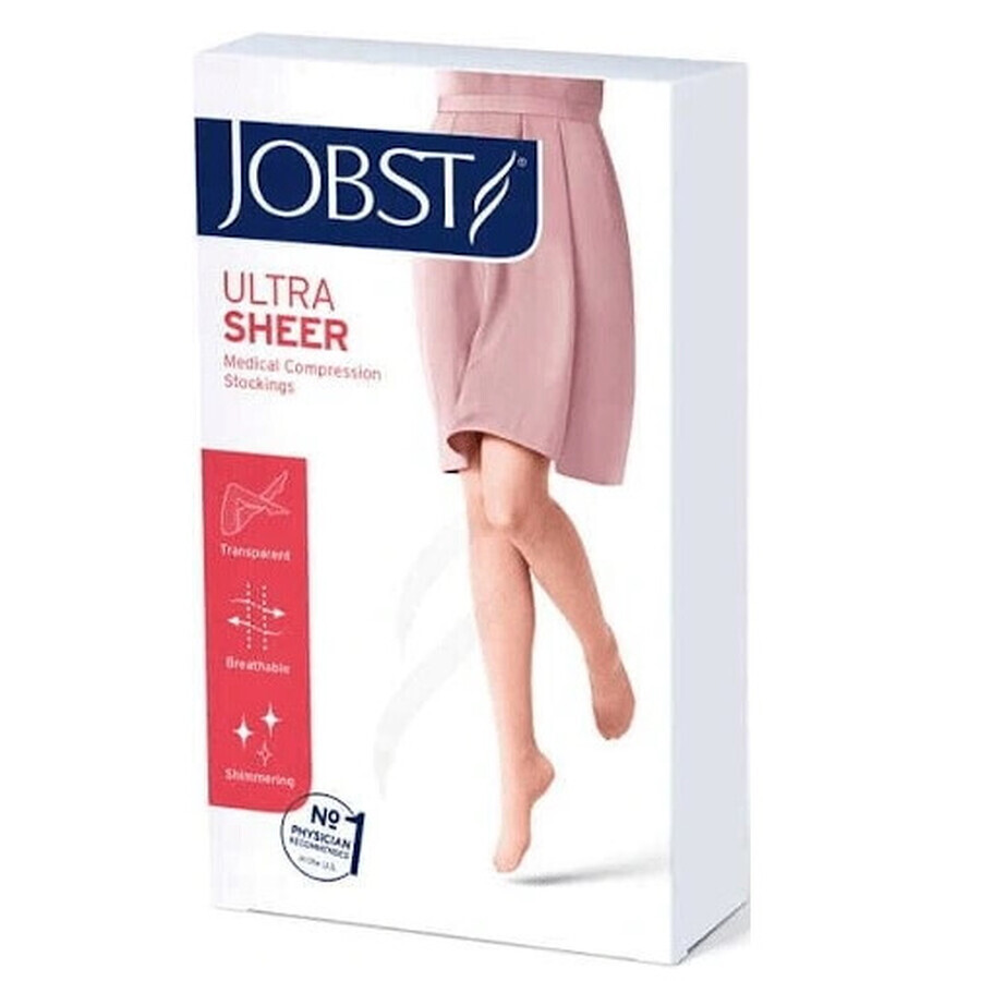 Jobst Ultra Sheer AG CCL1 closed toe naturale, mărimea II - Termen lung!