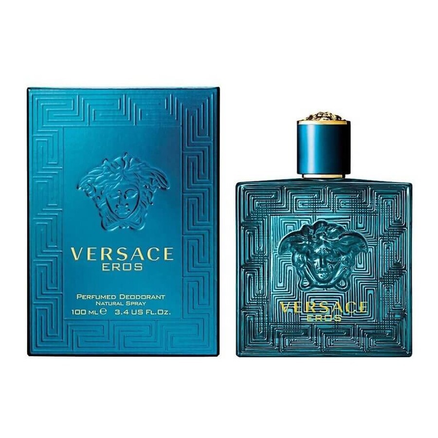 Versace Eros Perfumed Deodorant Spray, 100ml