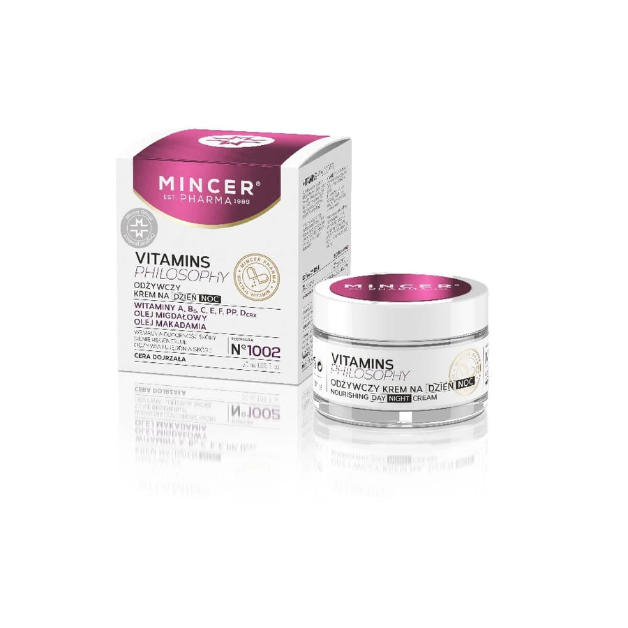 Mincer Pharma Vitamines Philosophy Revitaliserende dag/nachtcrème nr.1002, 50ml