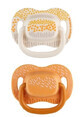 Canpol pacifier, symmetric, silicone, mountain yellow 34/932 18m+, 2 pieces