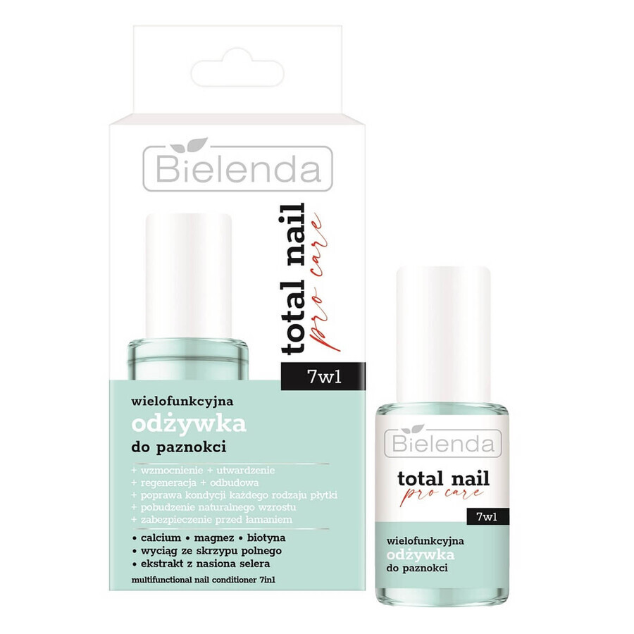 Bielenda Total Nail Pro-Care Balsam de unghii multifuncțional 7in1, 10ml