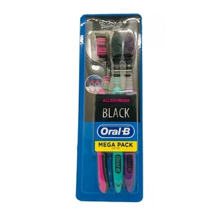 Oral-B, All Rounder, Toothbrushes, 3 pieces