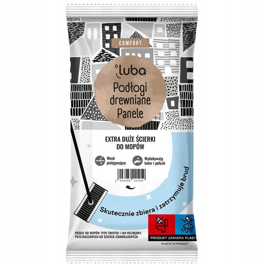 Luba Due strips for wooden floors and panels, 12 pieces