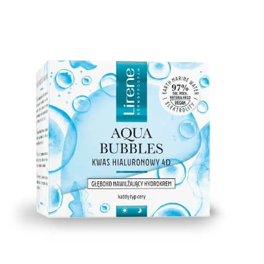 Lirene Aqua Bubbles Hyaluronic Acid 4D Deep Moisturizing Cream 50 ml