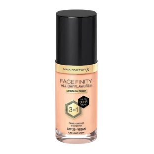 Max Factor Facefinity Facefinity All Day Flawless 3 in 1 Flüssige Foundation C40 Helles Elfenbein, 30ml