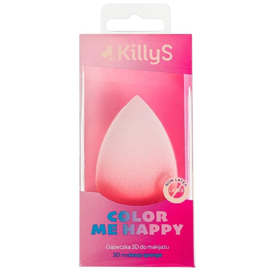 KillyS Color Me Happy 3D make-up bag Peach