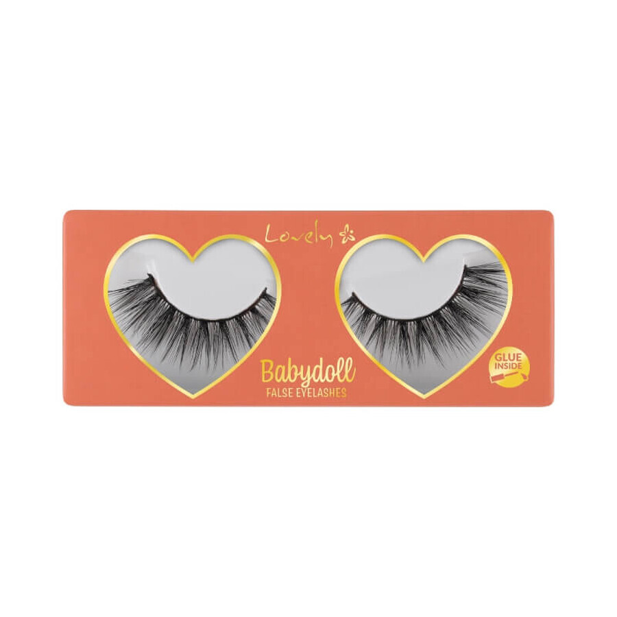 Lovely Babydoll Babydoll Falsche künstliche Wimpern an einem Stirnband