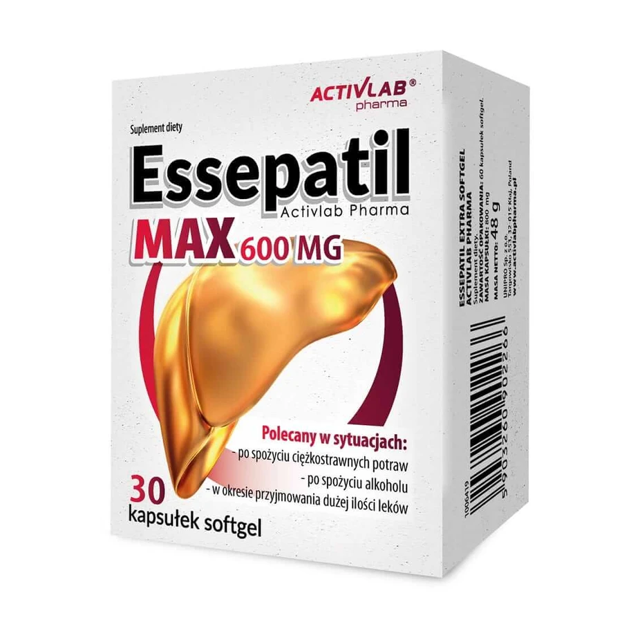 Activlab Essepatil MAX 600mg, 30 capsules