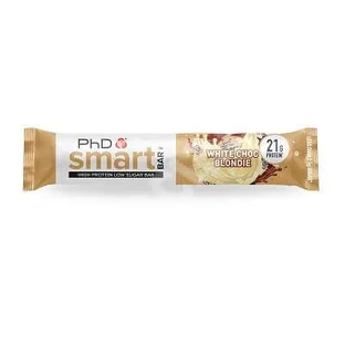 PhD Smart Bar Barrita de proteínas White Choc Blondie, 64 g, PhD Nutrition