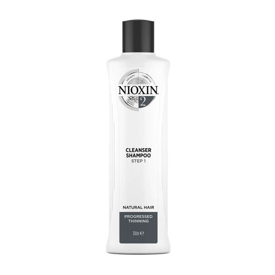 Buy Nioxin System 2 cleansing shampoo for normal to severe thinning hair, 300ml Nioxin System 2 cleansing shampoo for normal to severe thinning hair, 300ml