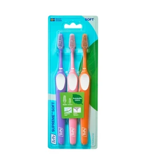 Cepillo dental TePe Supreme Soft, 3 piezas