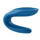 Satisfyer Vibrador doble ballena para parejas Azul