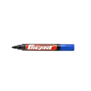 Permanent blauwe marker