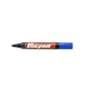 Permanent blauwe marker
