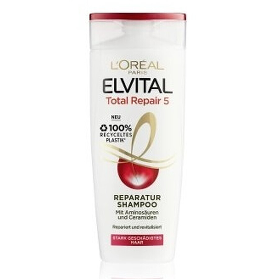 Elvital, Total Repair 5 Reparatur, Shampoo, 300ml