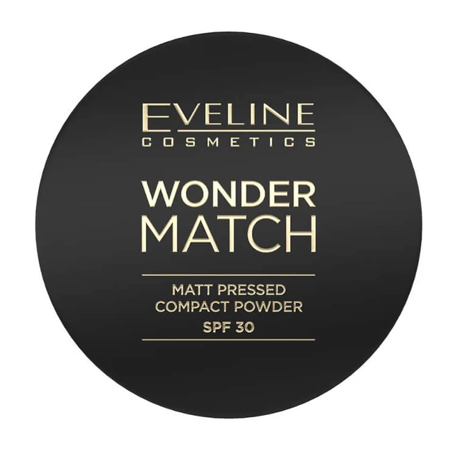 Eveline Cosmetics, Wonder Match, Geperste Matte Poeder met SPF 30 nr. 01, 8 g