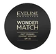 Eveline Cosmetics, Wonder Match, Poudre pressée mate avec SPF 30 n° 01, 8 g