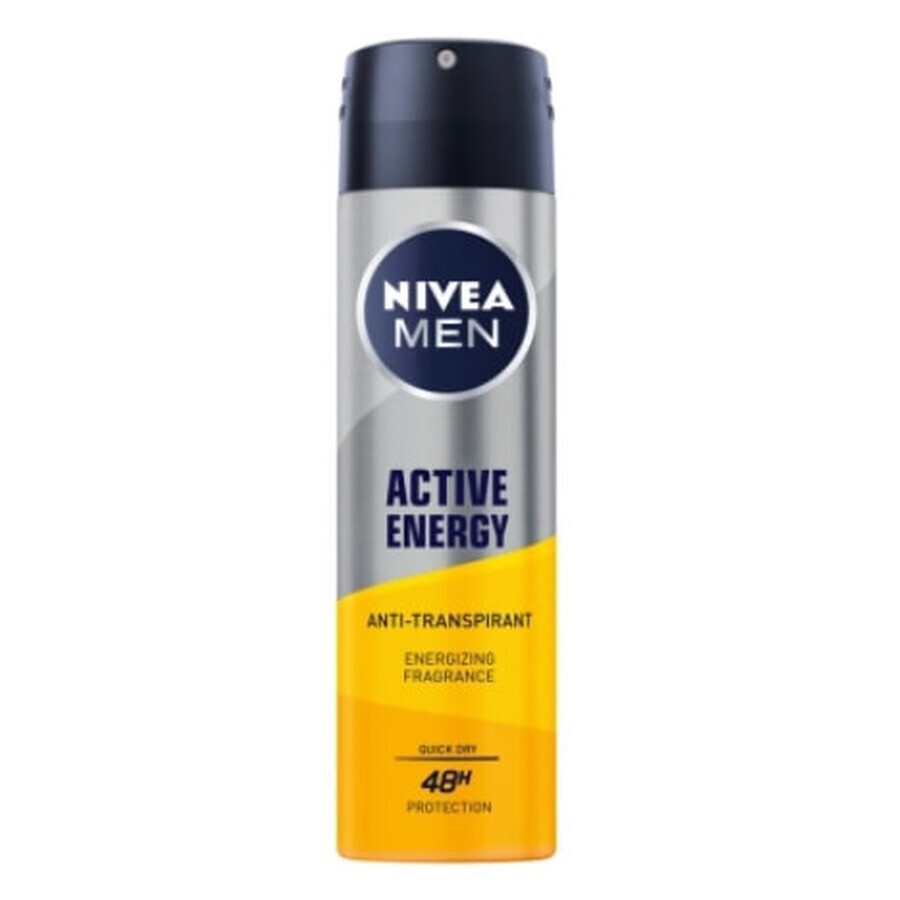 Nivea Men Active Energy Antiperspirant, 150 ml