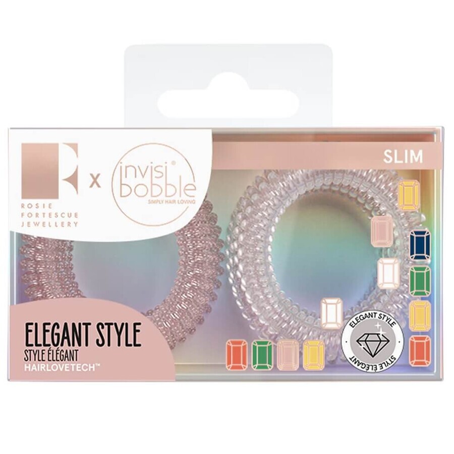 Invisibobble Rosie Fortescue Slim Wax Eraser Set Gafas Rosas