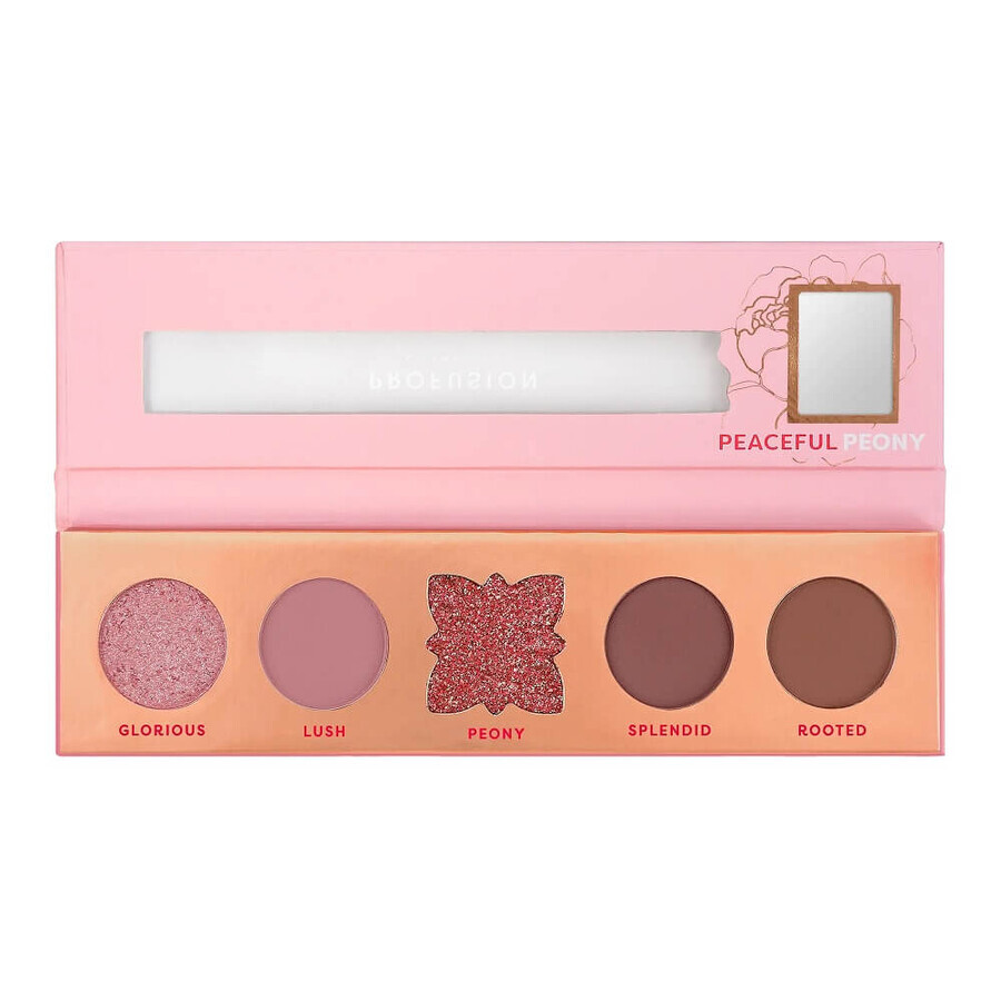 Profusion Blooming Hues Palette di ombretti a 5 tonalità Peonia pacifica