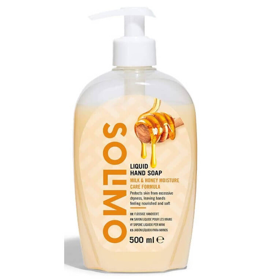 Solimo, Jabón con leche y miel, 500ml