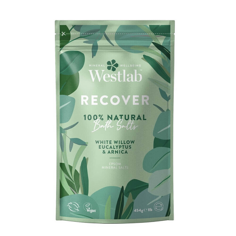 Acquista Westlab Recover Bath Salts Willowia & Eucalyptus & Arnica, 454g Westlab Recover Bath Salts Willowia & Eucalyptus & Arnica, 454g