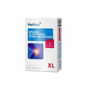 Heltiso, Elastische Kniebandage, Größe XL, 1 Stück