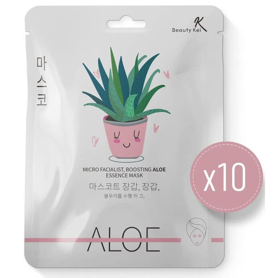 Beauty Kei, Aloe Vera, Maske, 1 Packung