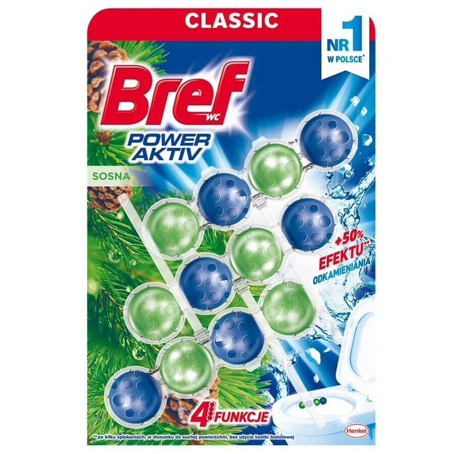 Shop Bref, Power Aktiv, Kiefern Toilettenschüsseln, 3 x 50g Bref, Power Aktiv, Kiefern Toilettenschüsseln, 3 x 50g