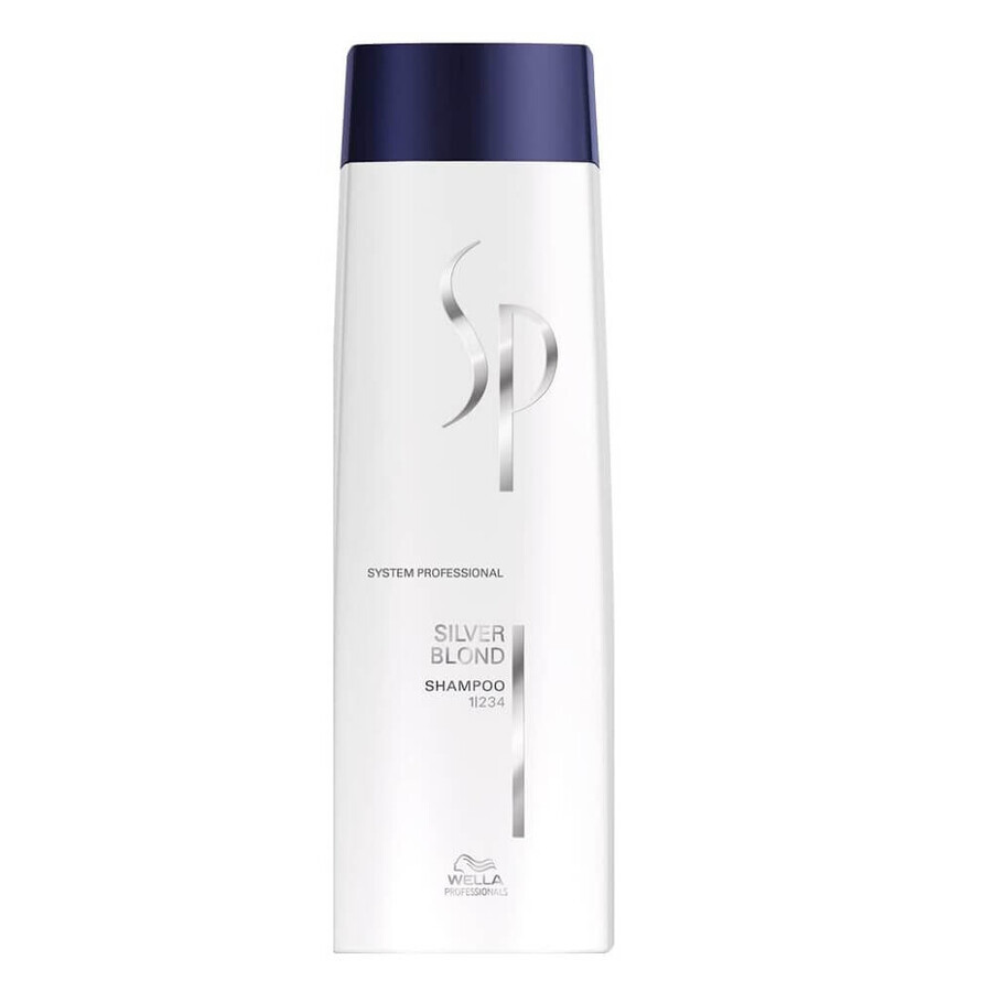 Wella SP Silver Blonde Shampoo for Light Blonde Shades, 250ml