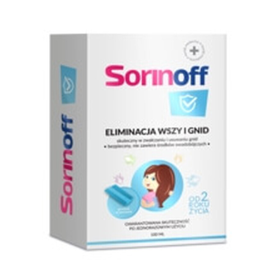 Sorinoff Lice and lice removal foam, 100 ml - Long shelf life!