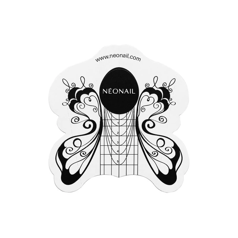 NeoNail Stencil Vlinder voor acryl- en gelapplicaties, 100 stuks