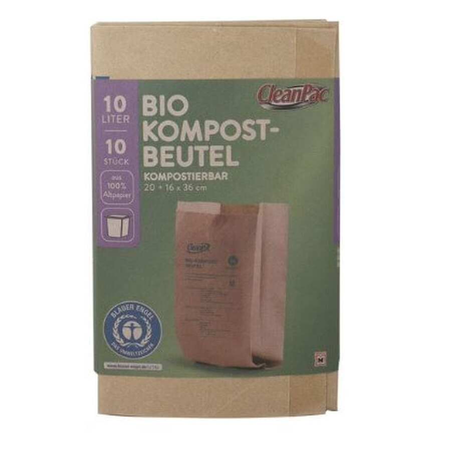 Shop CleanPac, Bioabfallbeutel, 10l, 10 Stück CleanPac, Bioabfallbeutel, 10l, 10 Stück
