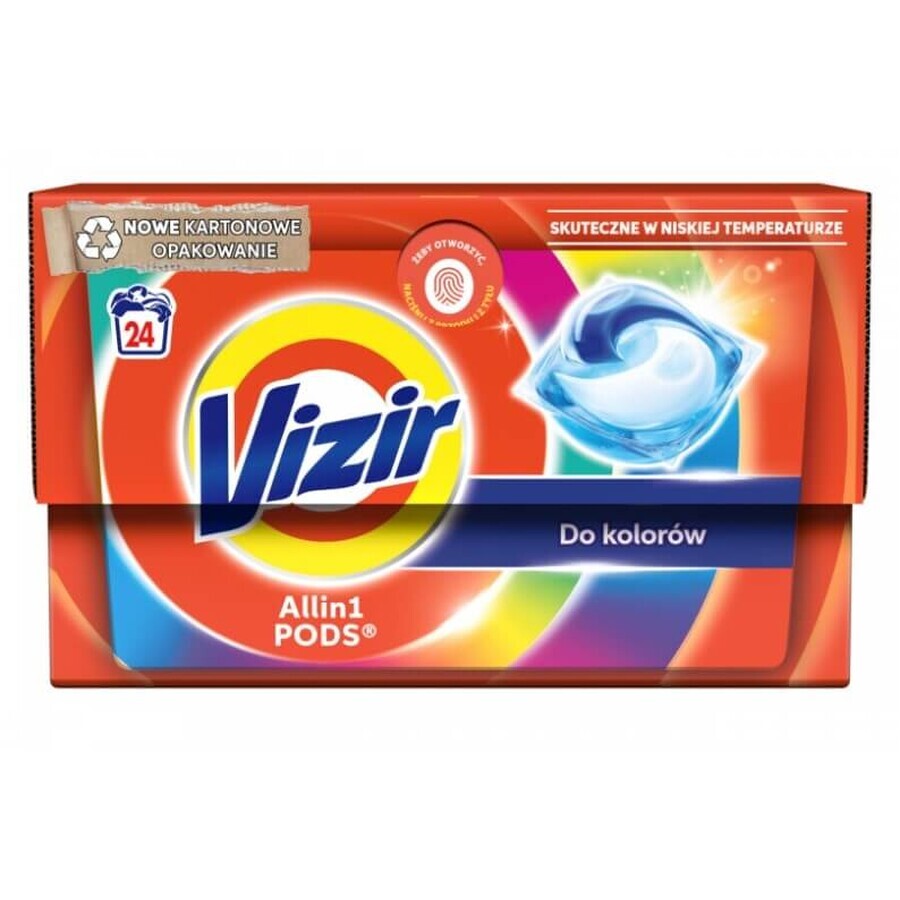 Vizir, Color Washing Capsules, 24 pcs