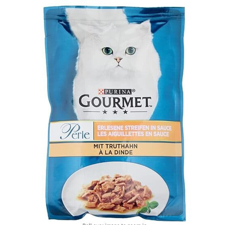 Cumpără Purina, Gourmet Perle, Hrană umedă pentru pisici, curcan, 85g Purina, Gourmet Perle, Hrană umedă pentru pisici, curcan, 85g