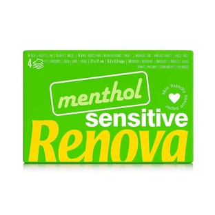 Renova, Sensitive Menthol, Tücher, 6 Stück