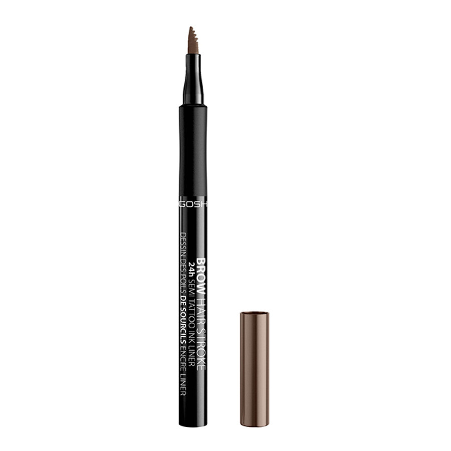 Gosh Brow Hair Stroke Styling Pen 002 Gris Marron