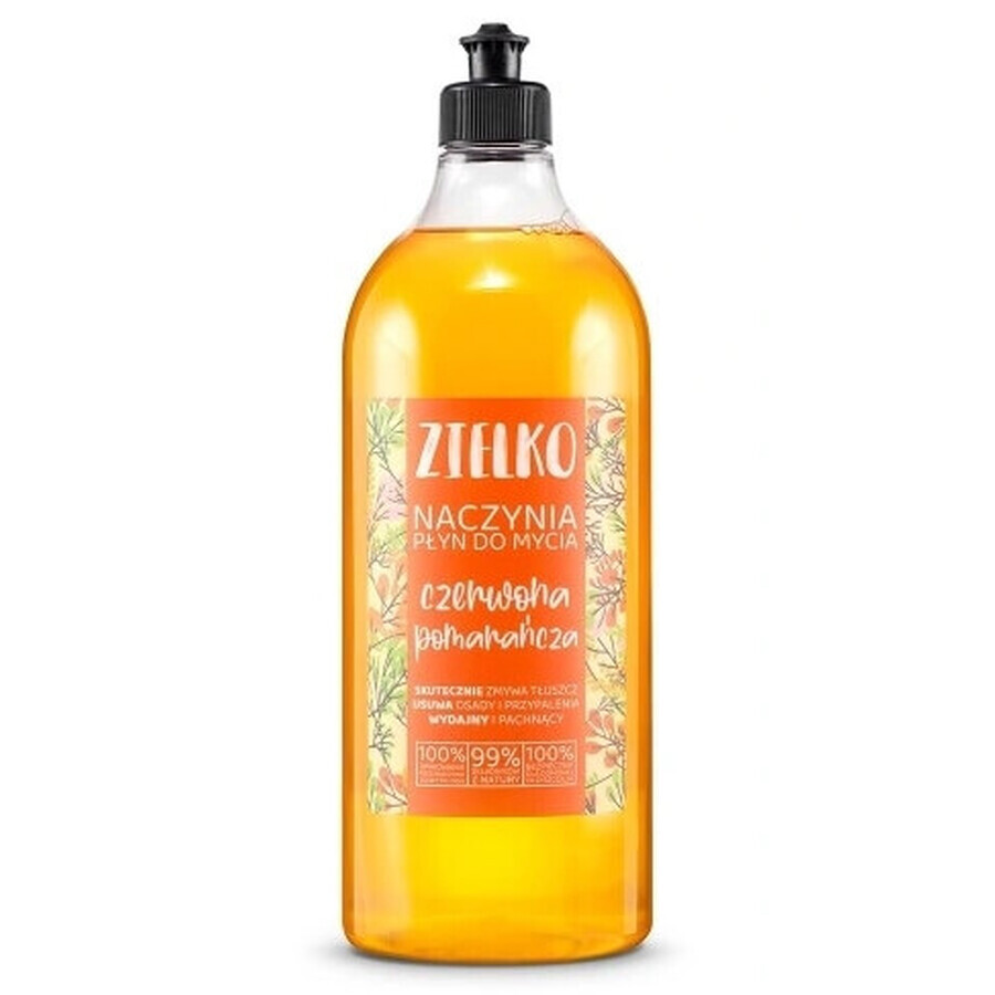 Zielko Dishwashing Liquid, red orange, 1000 ml