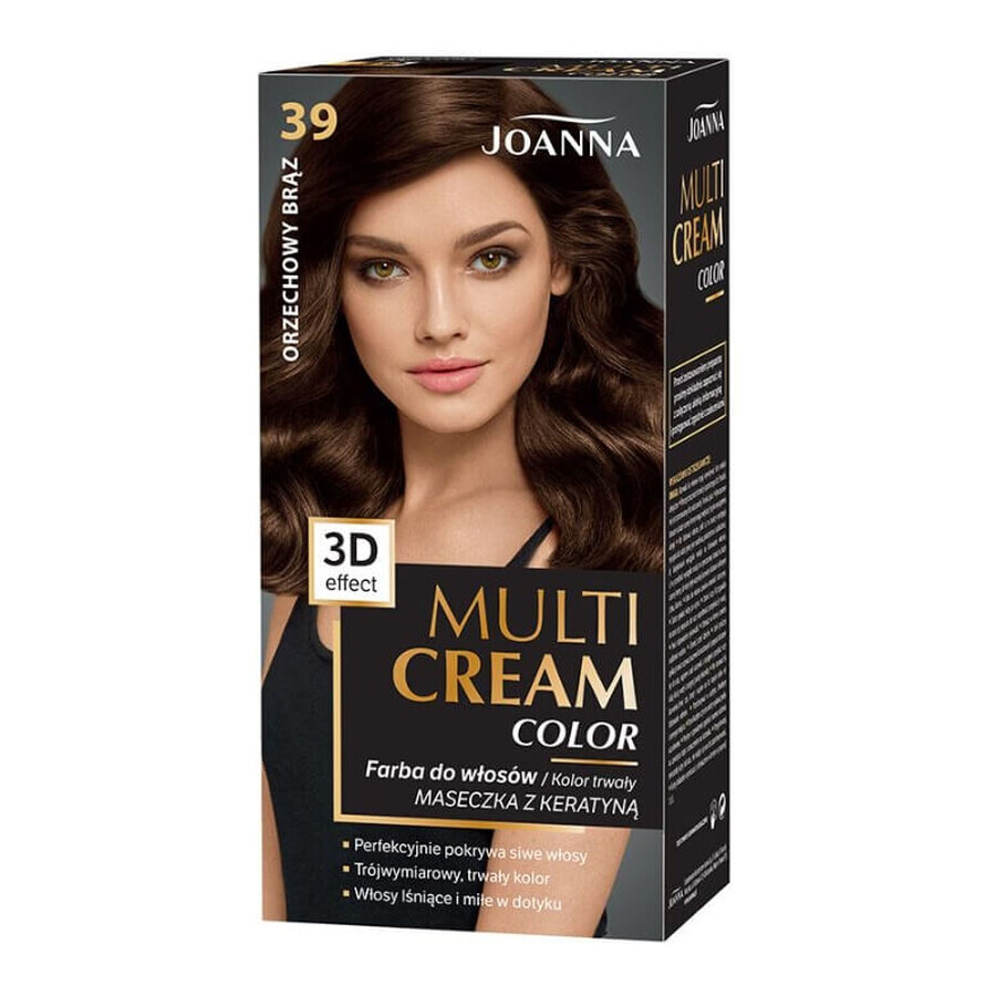 Joanna Multi Cream Colour 3D Multi Cream Hair Color 39 Walnut Birch