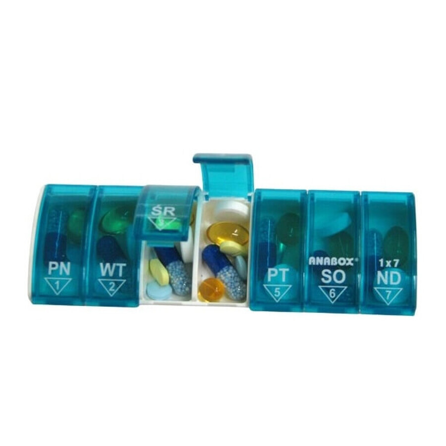 Anabox, Plateau hebdomadaire 1x7, 1 pc