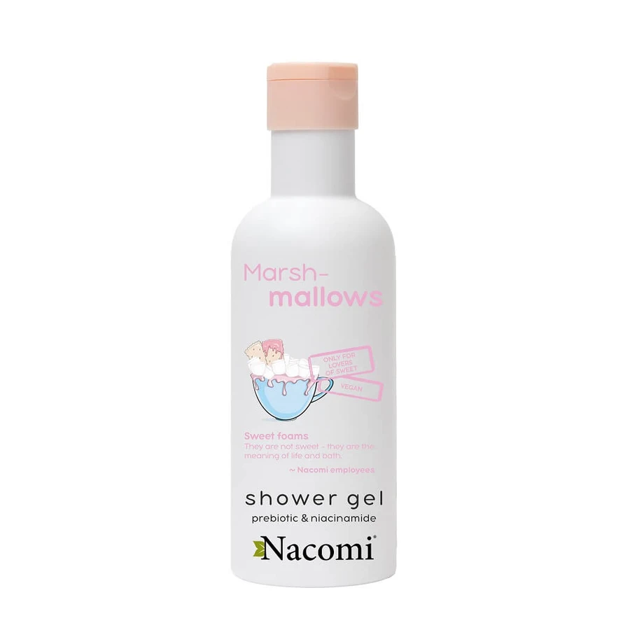 Nacomi Duschgel, Marshmallow, 300ml