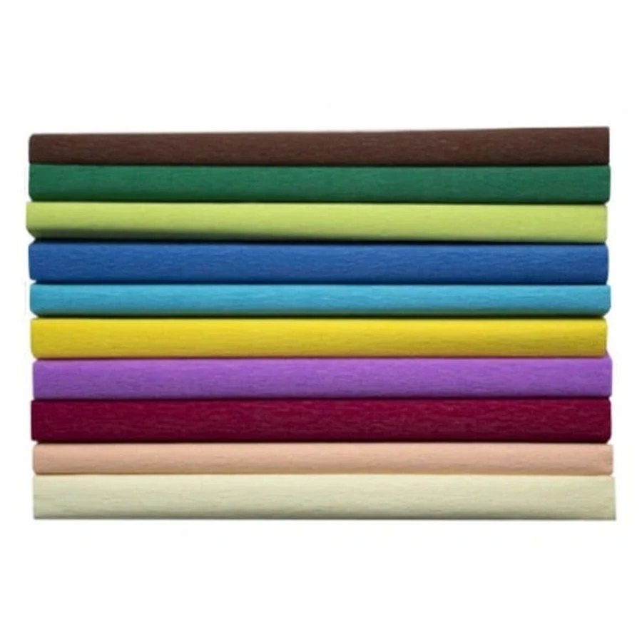 Crinkled tissue paper, mixed colors