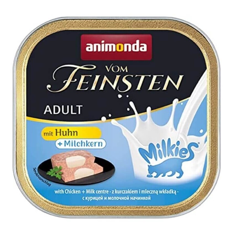 Animonda, Hrană umedă pentru pisici adulte, pui și lapte, 100g