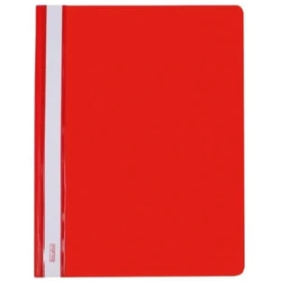 Biurfol, A4 plastic folder, red