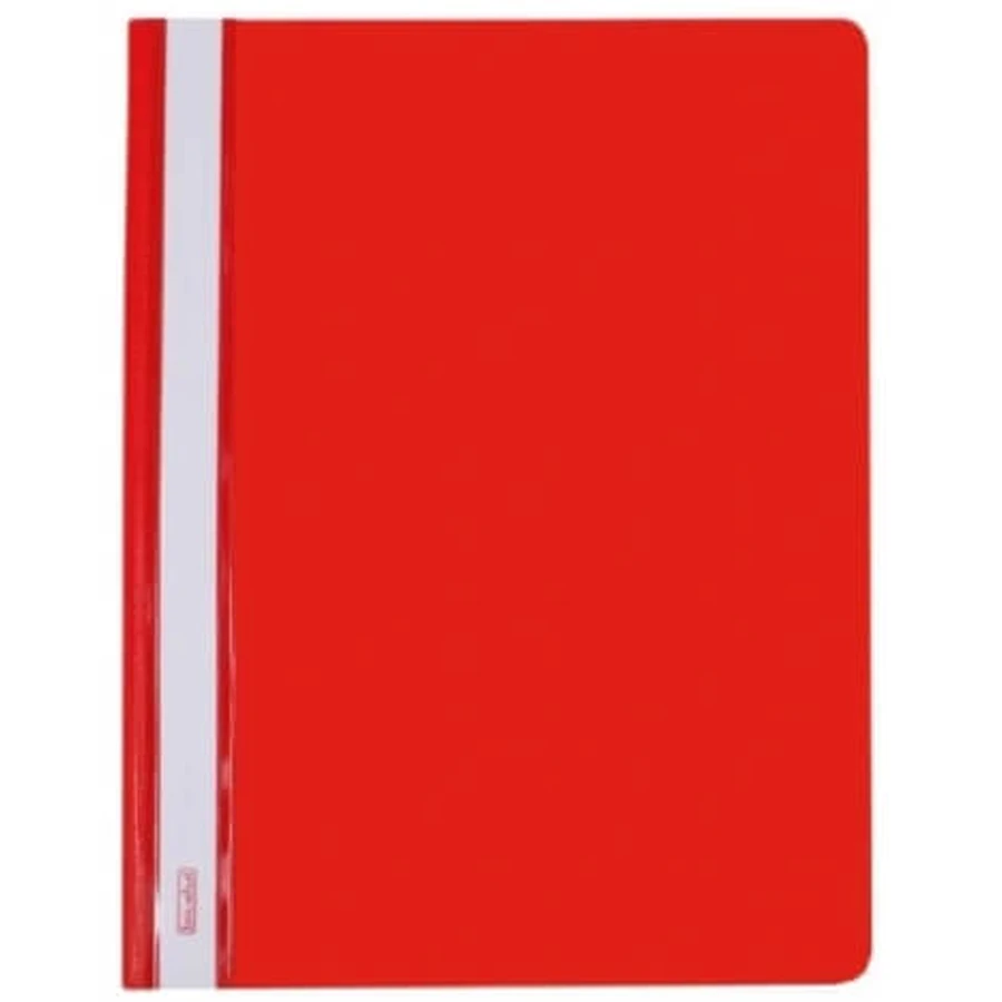 Biurfol, A4 plastic folder, red