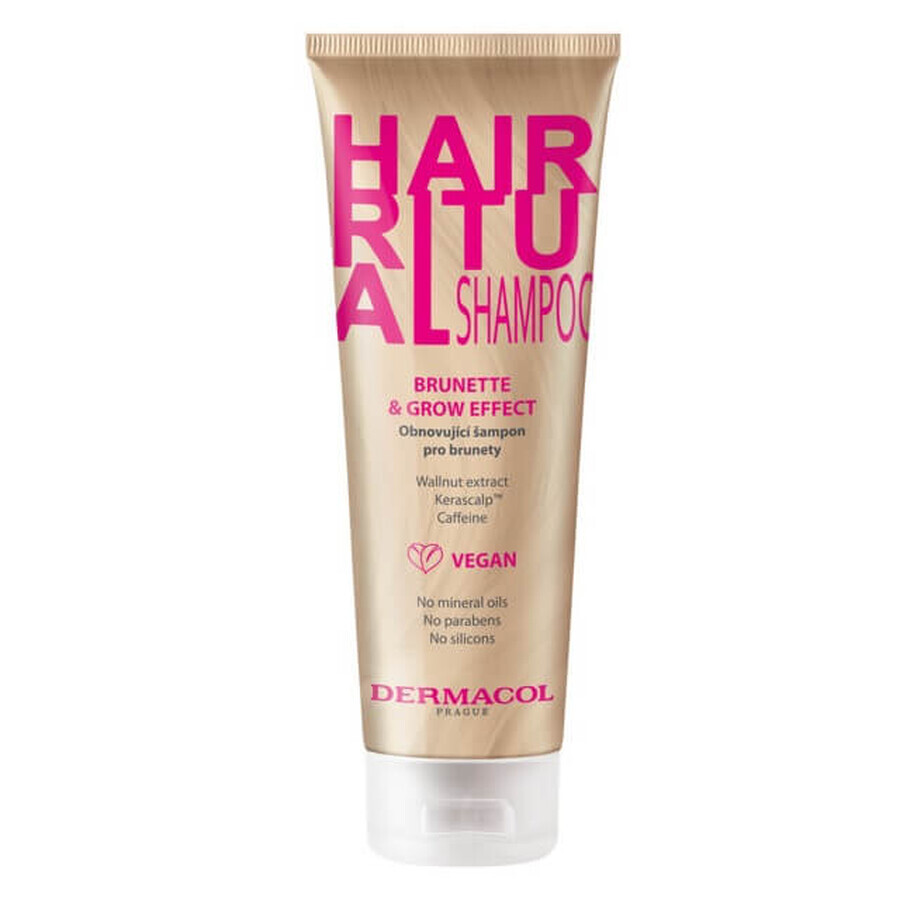 Dermacol Brunette Wax & Grow Effect Shampoo 250ml