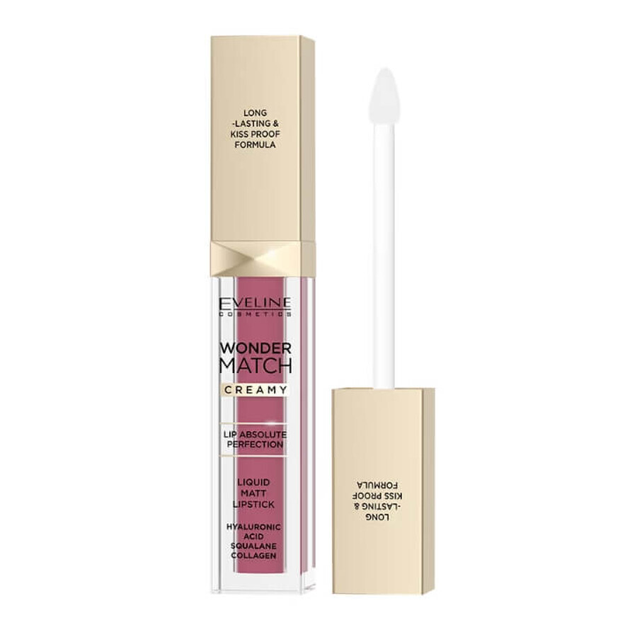Eveline Cosmetics, Wonder Match Matte Liquid Lipstick Nr. 03, 6,8 ml