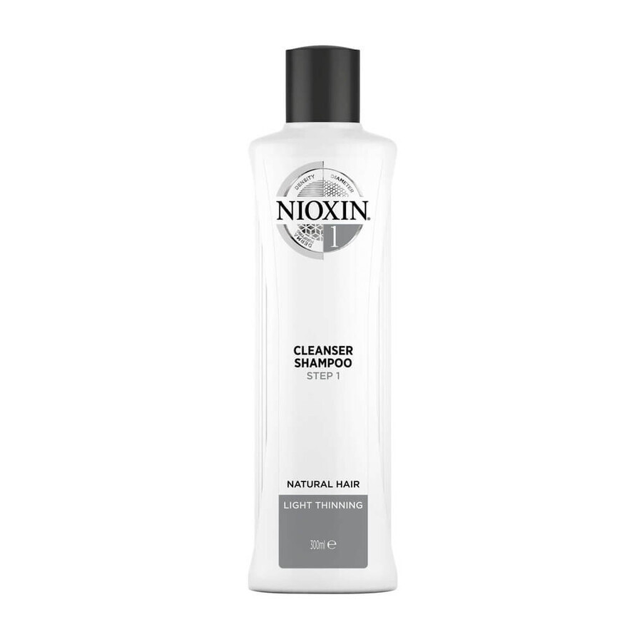 Nioxin System 1 Cleansing shampoo for normal to slightly thinning hair, 300ml